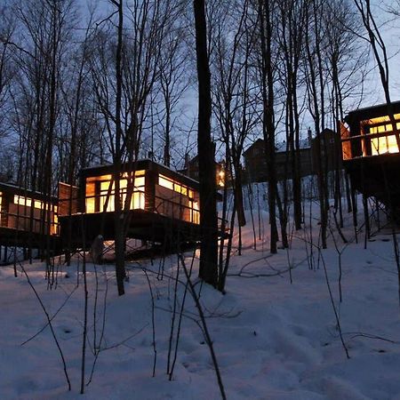 Cabin Sutton 252 - En Harmonie Avec La Nature! Vila Exterior foto